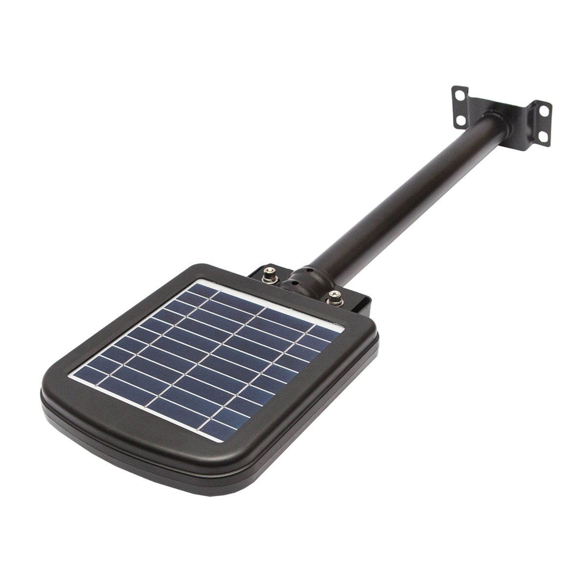 Lampa solara LED iluminat stradal 50W, 6500K, IP65 cu panou solar si prindere pe stalp Breckner Germany